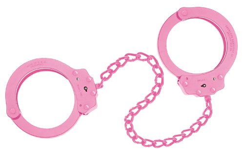 Peerless Handcuff Company, Fußfessel, Modell 703P, pinkes finish