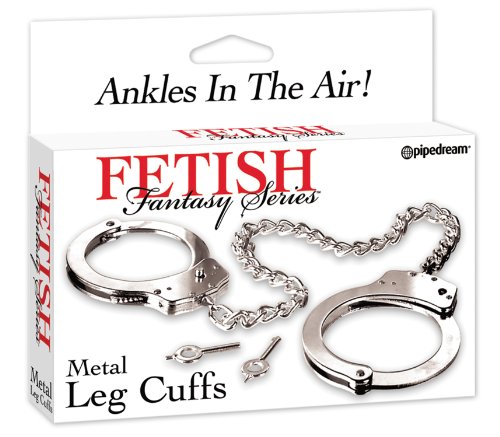 Fetish Fantasy – Metal Leg Cuffs, 1er Pack